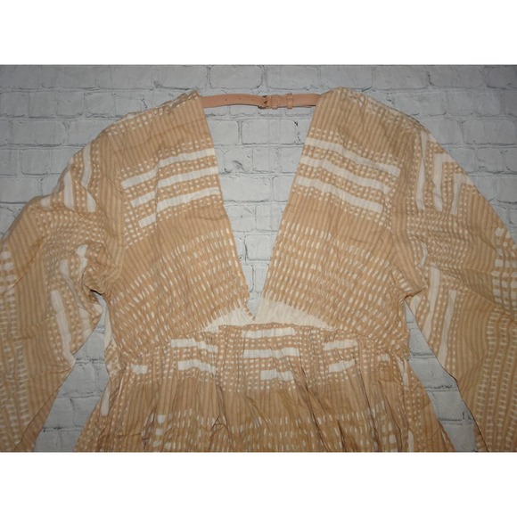 Jonny Cota Studio Poet Maxi Dress, Beige, XXL - Picture 6 of 11